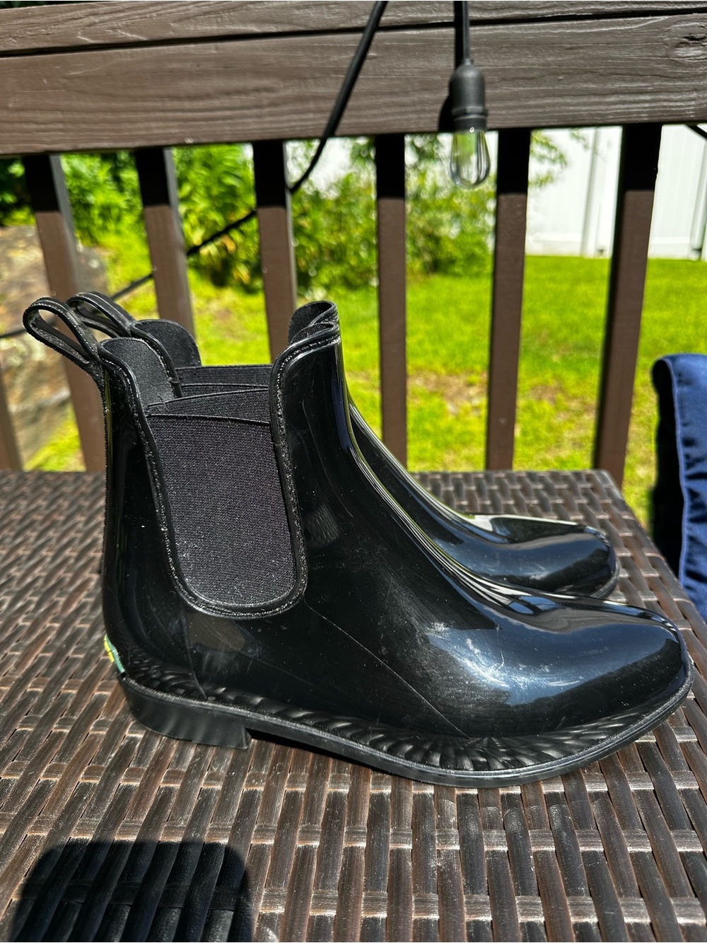 Lauren Ralph Chelsea Rain Boots Women’s Size 10